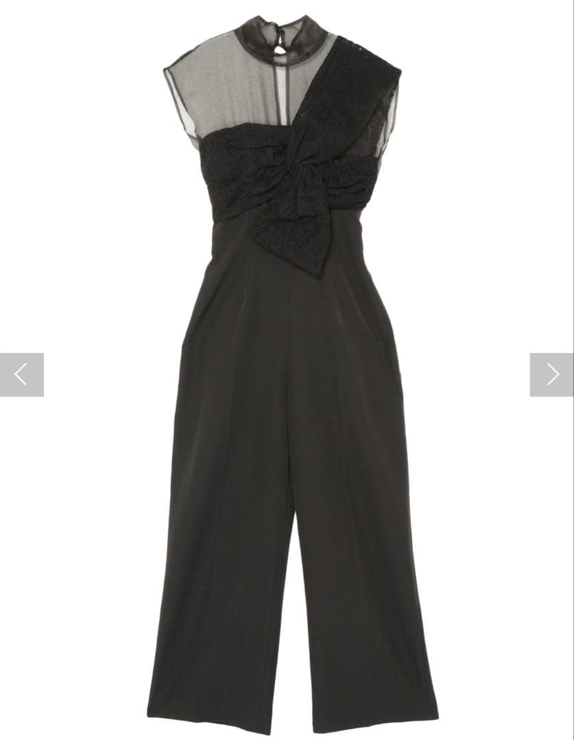 【ayane】LAGUNAMOON エンブロイダリーツイストパンツドレス