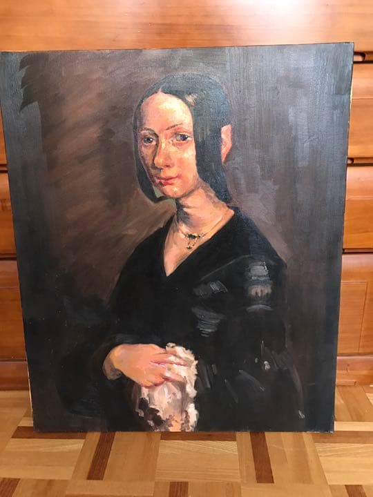 【模写】ジャン・フランソワ・ミレー『ポーリーヌ・Ｖ・オノの肖像』