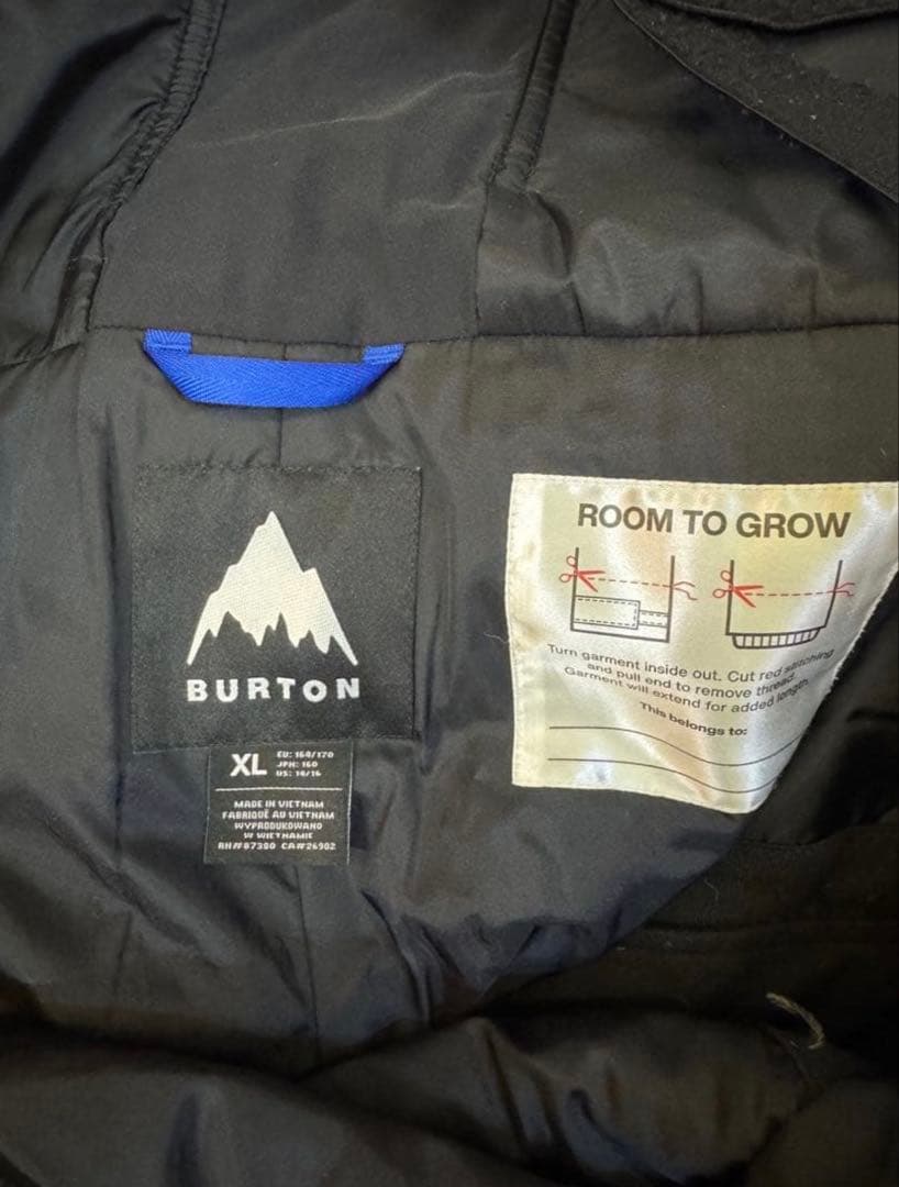 BURTON キッズ　ビブパンツXLサイズ