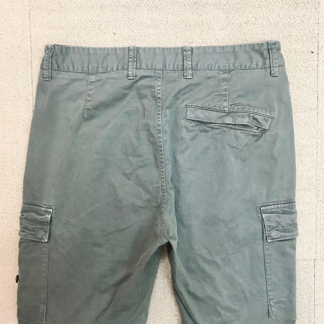 ストーンアイランド W31 カーゴ ワークパンツ ビジネス カーキ S3245