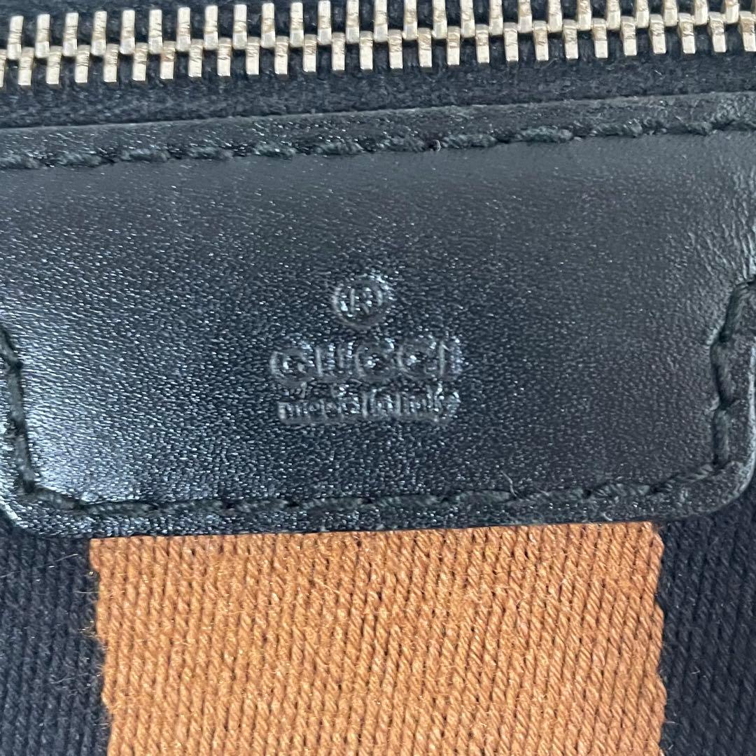 【美品】グッチ 2way ボストンバッグ ディアマンテ キャンバス×レザー