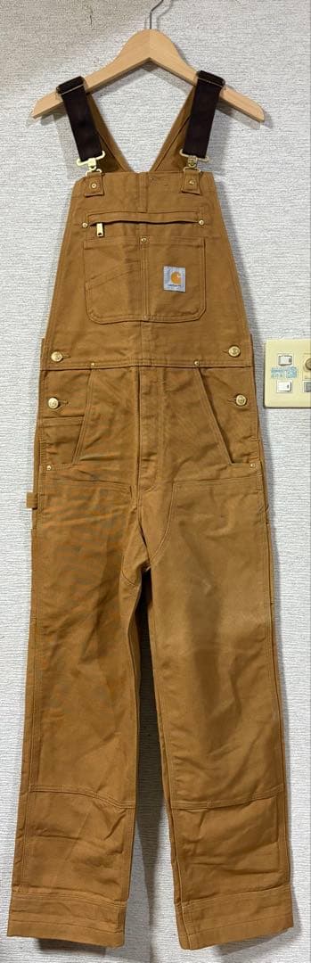 90s ビンテージ カーハート ダブルニー ダック オーバーオール 28 美品