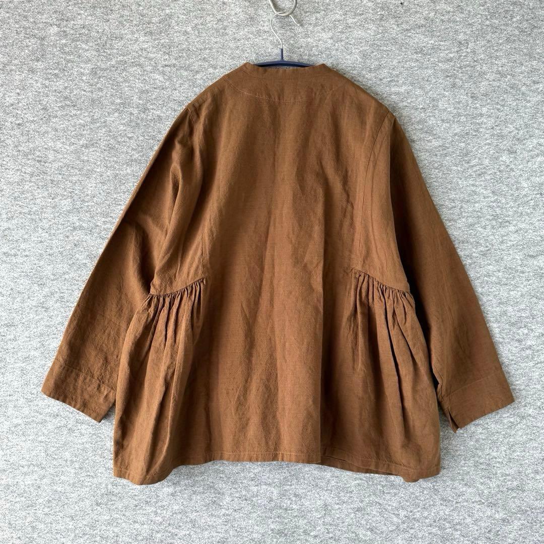 25AW 新作 ARTS&SCIENCE Side gather blouse