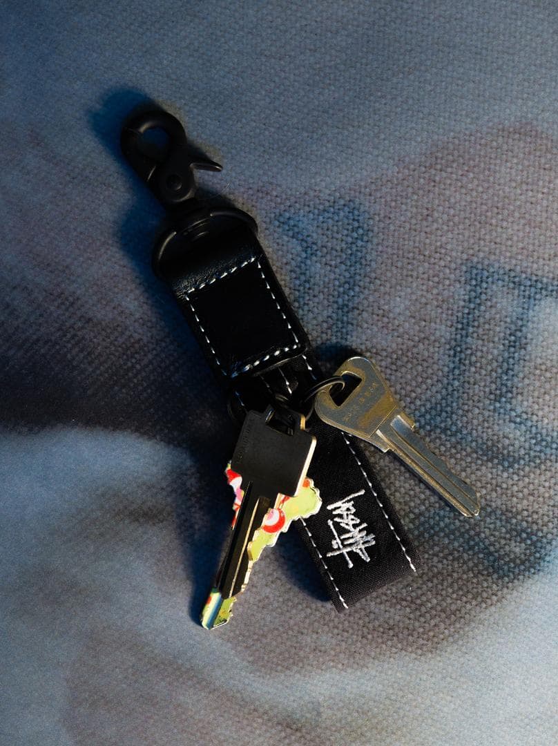 STUSSY × PORTER KEY HOOKS ネイビー キーフック