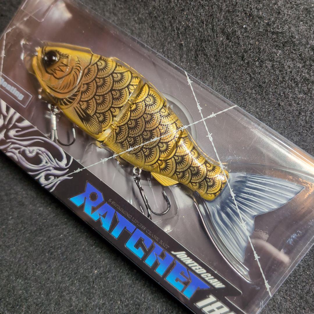 【ガンクラフト】限定品　金鯱　ジョイクロRATCHET 184 ゴールドブラック
