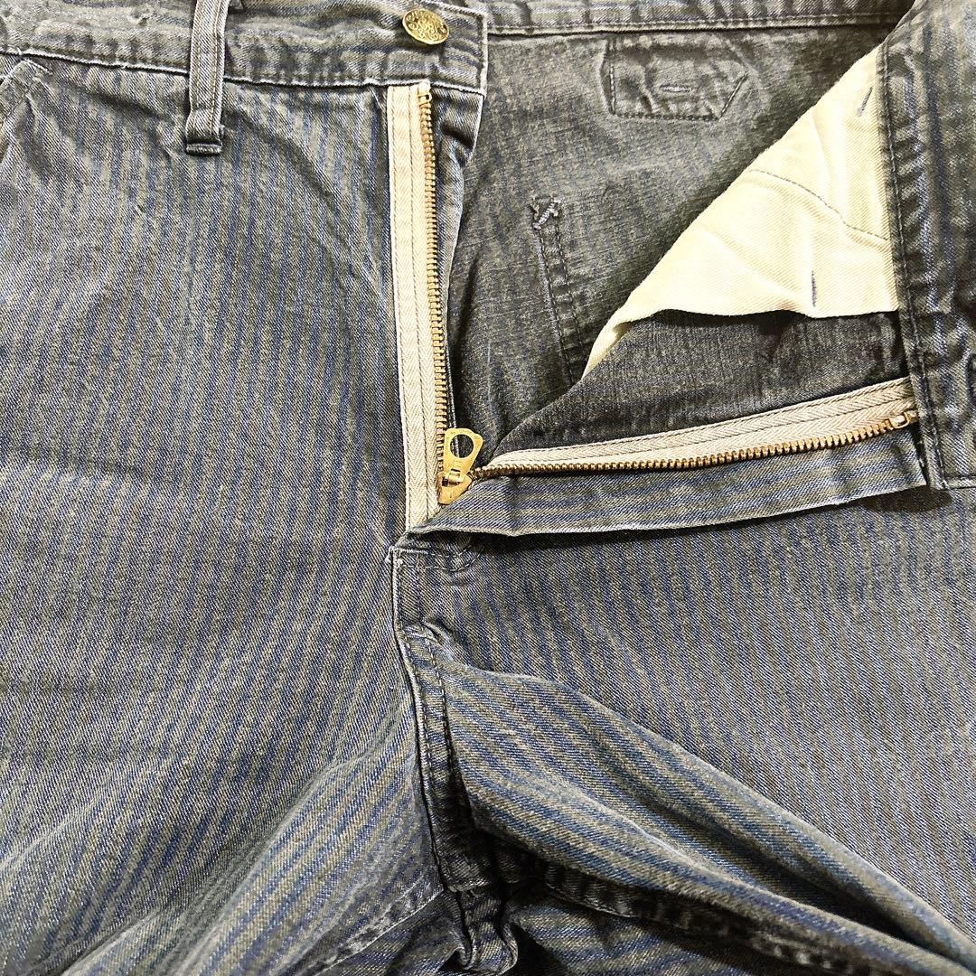SUGAR CANE ヒッコリーストライプ ワークパンツ Lot.226 W32