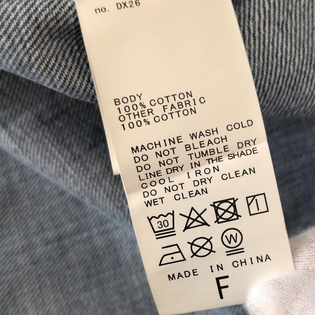 Spick & Span デニムシャツ　フリーサイズ インディゴブルー