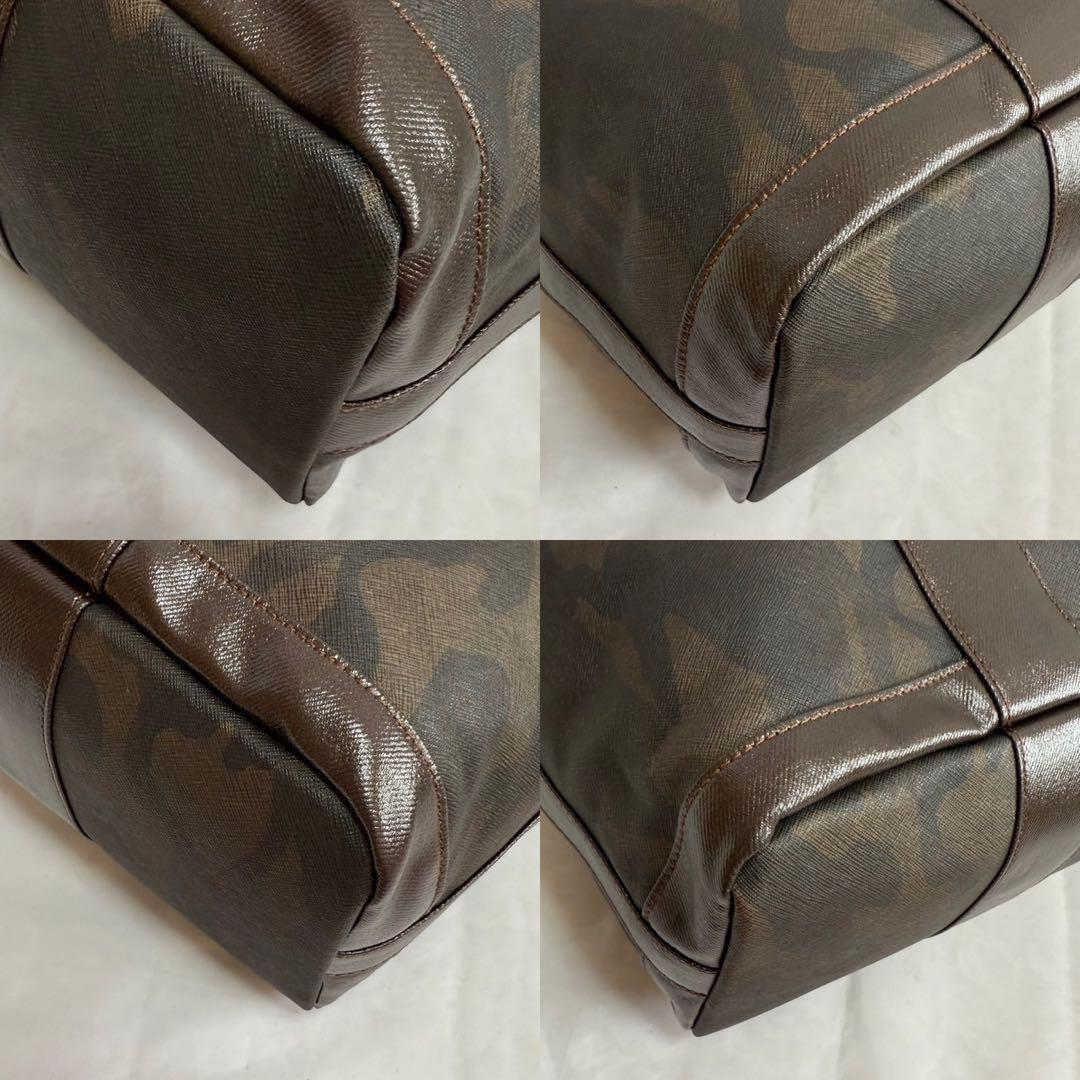 【極美品】ヴィヴィアンウエストウッド ビジネスバッグ レザー オーブ カモフラ