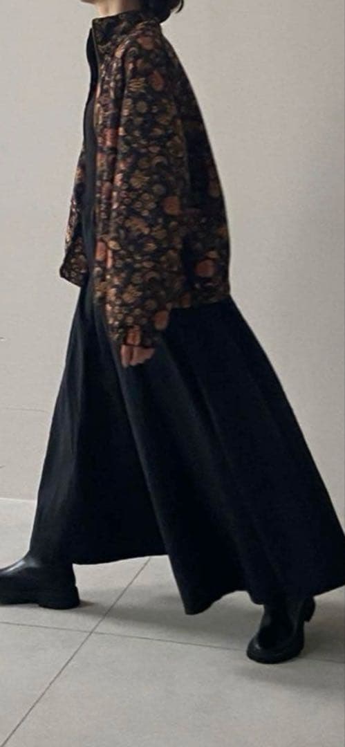 希少✨フェリシモ MEDE19F ミュルーズモダン リバーシブル 中わたブルゾン