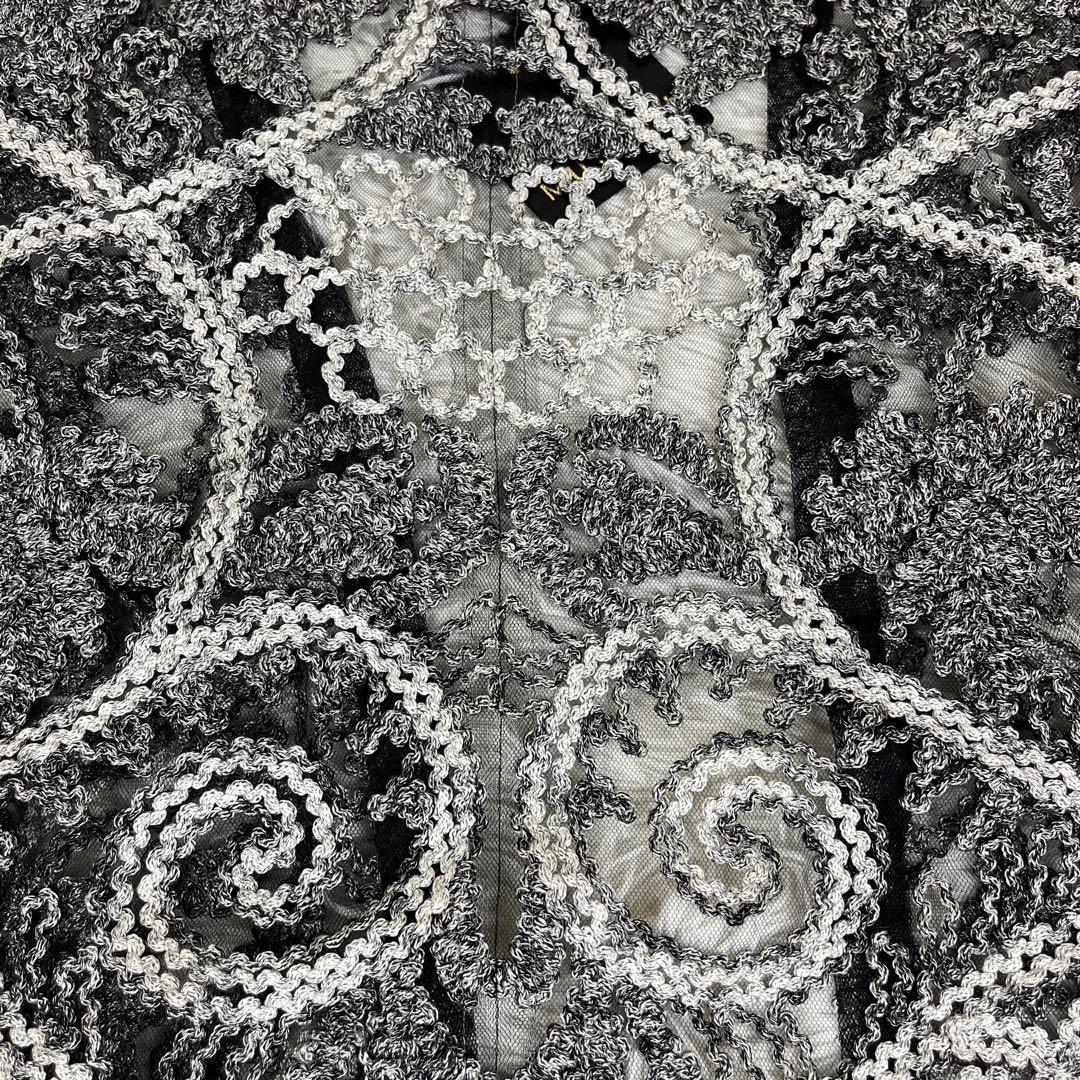 【定価38万円 新品】MUGETU 本場奄美大島 泥染絹×チュール 羽織 ジレ