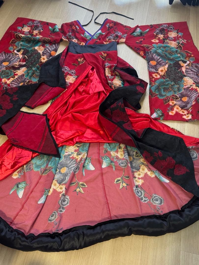 本格的花魁コスプレ Sサイズ 和柄 紅色vanity ME