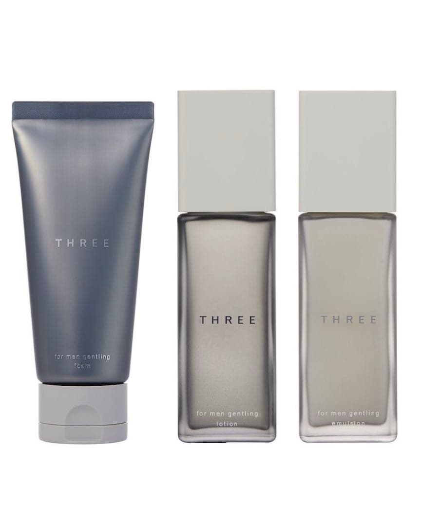 【新品未使用】THREE フォーメン ジェントリング 洗顔料・化粧水・乳液セット