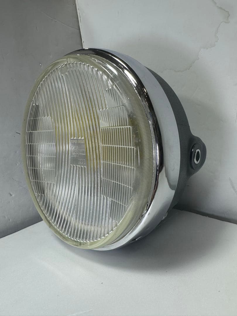 美品/希少当時物シビエスーパーオスカー180πシビエ凹みレンズ付きヘッドライト