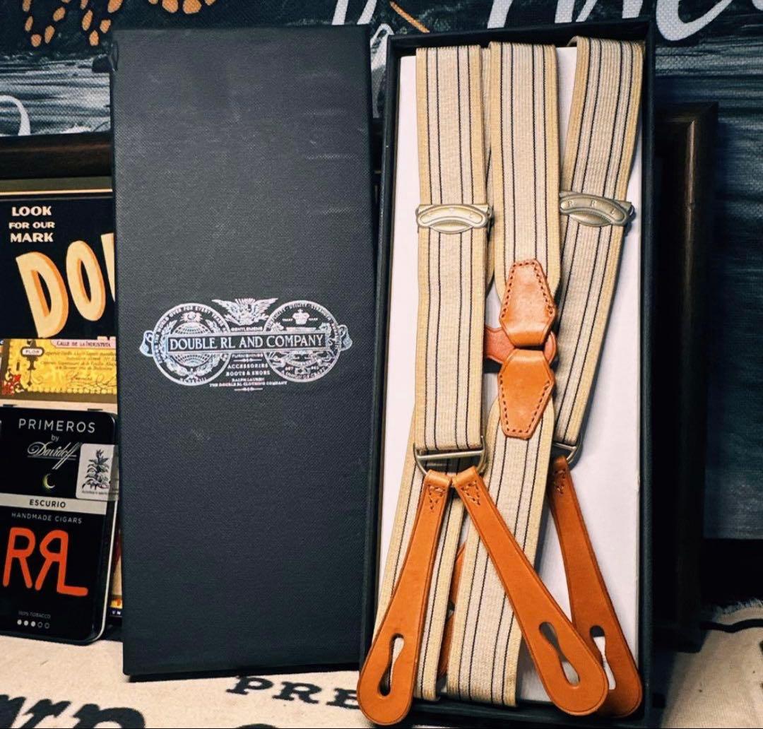RRLヴィンテージサスペンダー 箱付き