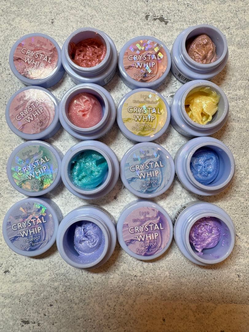 Irie クリスタルホイップ　8色セット