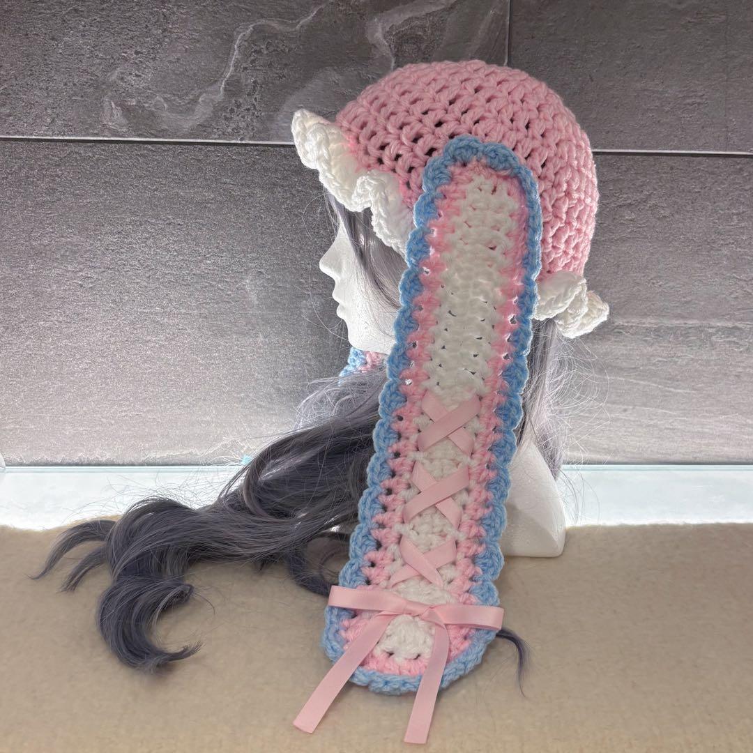 クラウン プロフィールご確認ください。様オーダー　うさ耳ニット帽