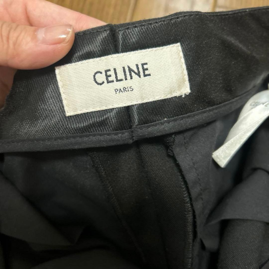 CELINE ブラックパンツ 36