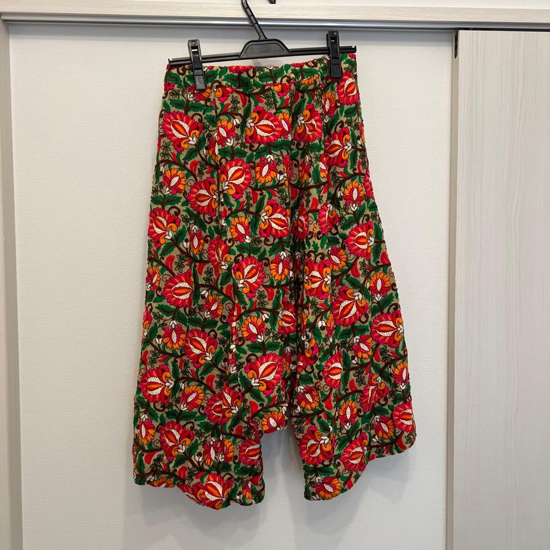 COMME des GARÇONS 花柄サルエルパンツ　S