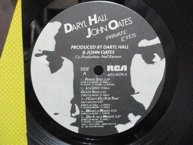Daryl Hall&John Oates Private Eyes №711