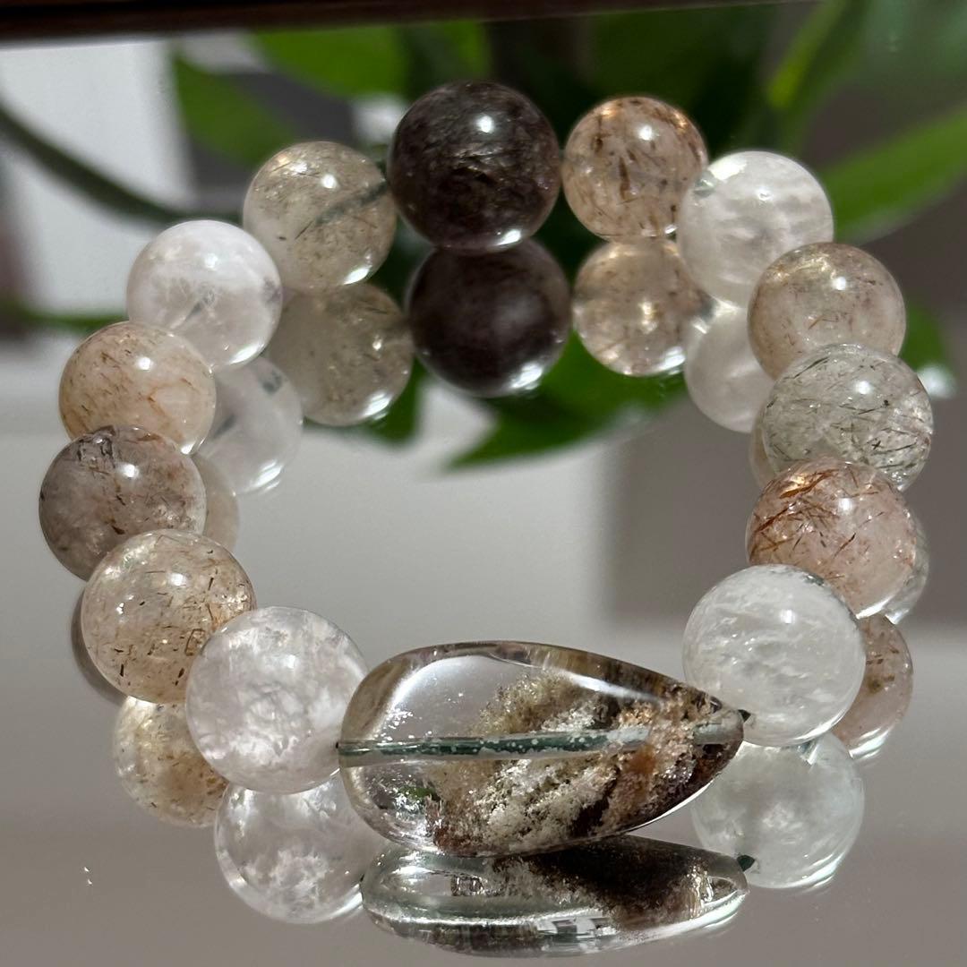 【激レア】【高品質】ガーデンクォーツ スーパーセブン オリジナルブレスレット