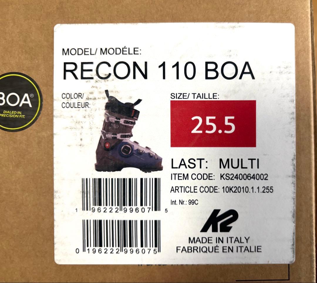 スキー K2RECON110BOA