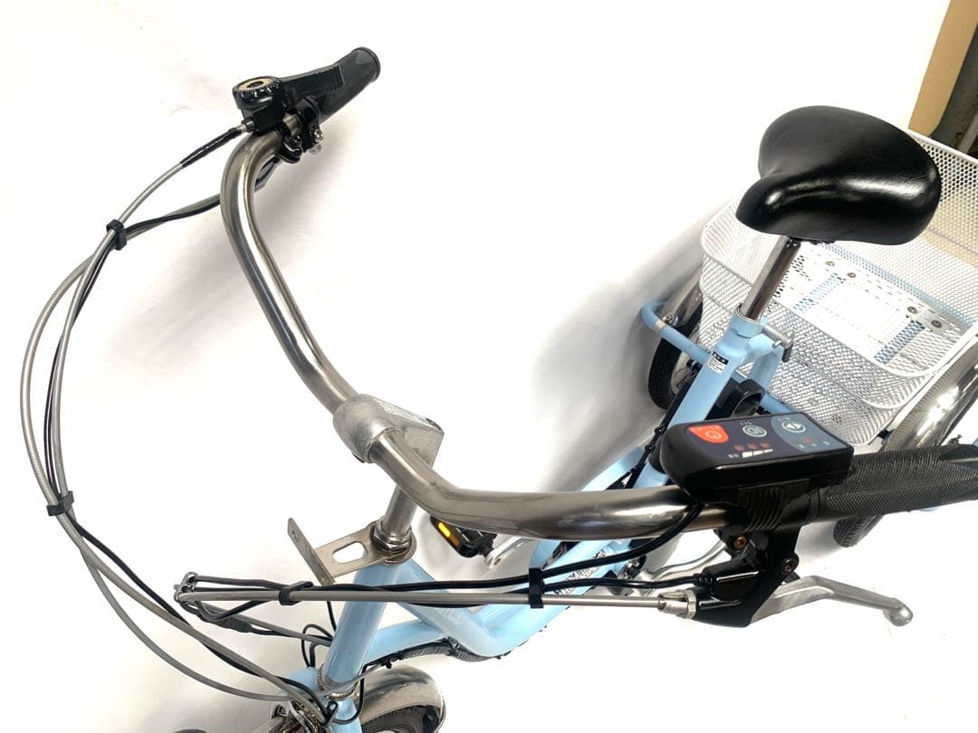 【即乘】送料無料 電動アシスト三輪自転車 5.8Ah 20-16インチ動作確認済