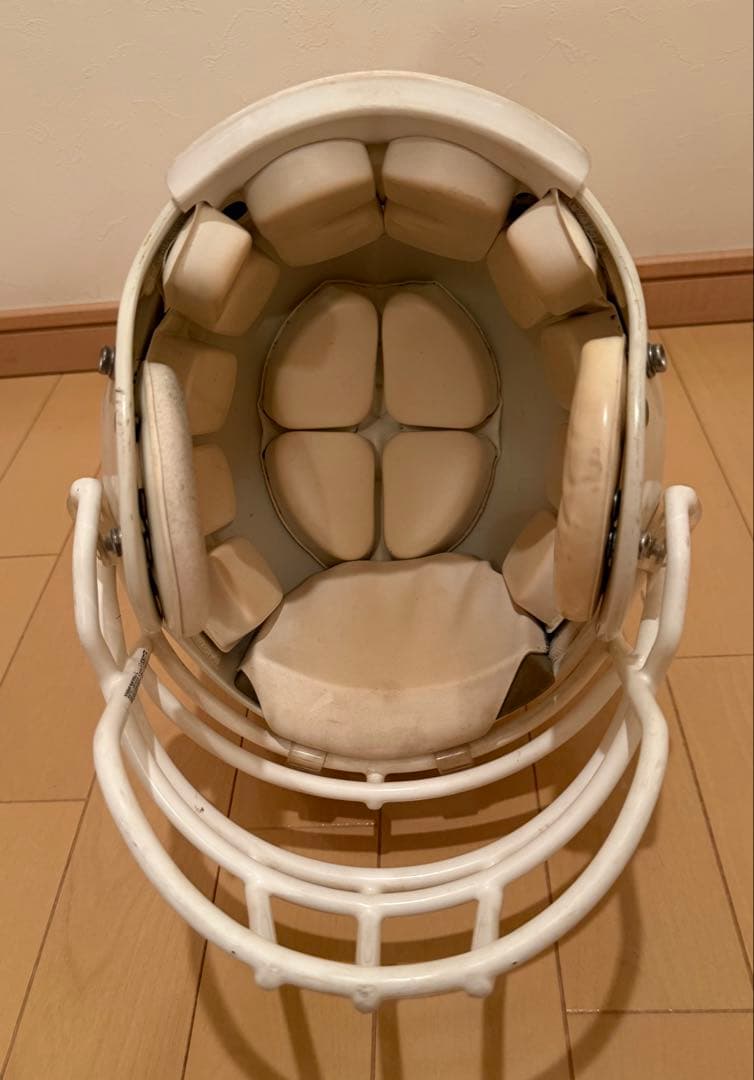 Riddell アメリカンフットボールヘルメット ホワイト　Lサイズ
