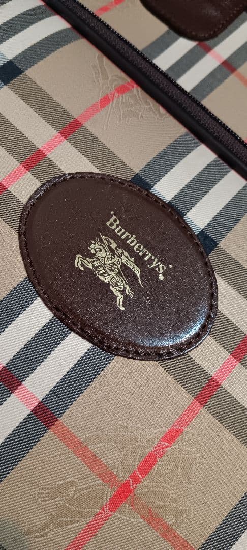 【希少/美品】Burberrys ヴィンテージ ガーメントバッグ ノバチェック