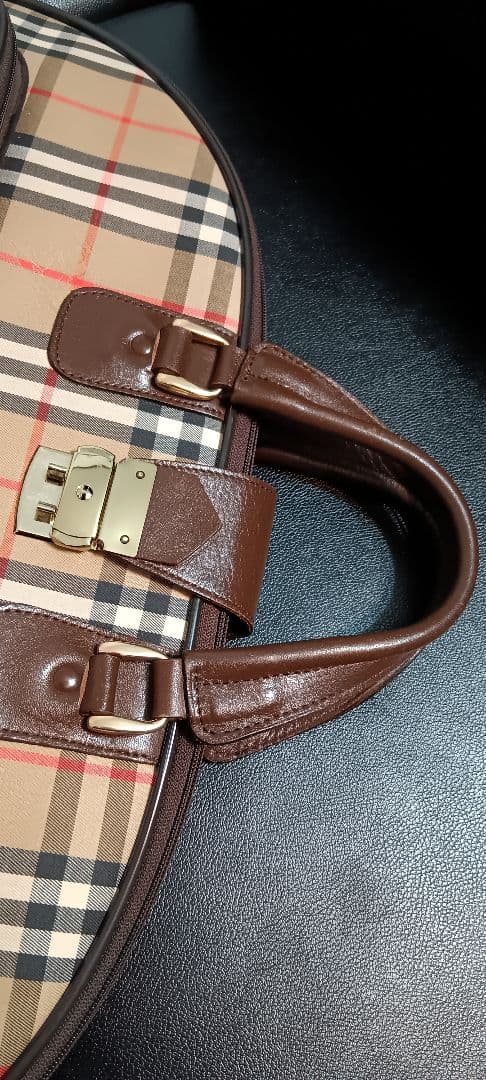 【希少/美品】Burberrys ヴィンテージ ガーメントバッグ ノバチェック