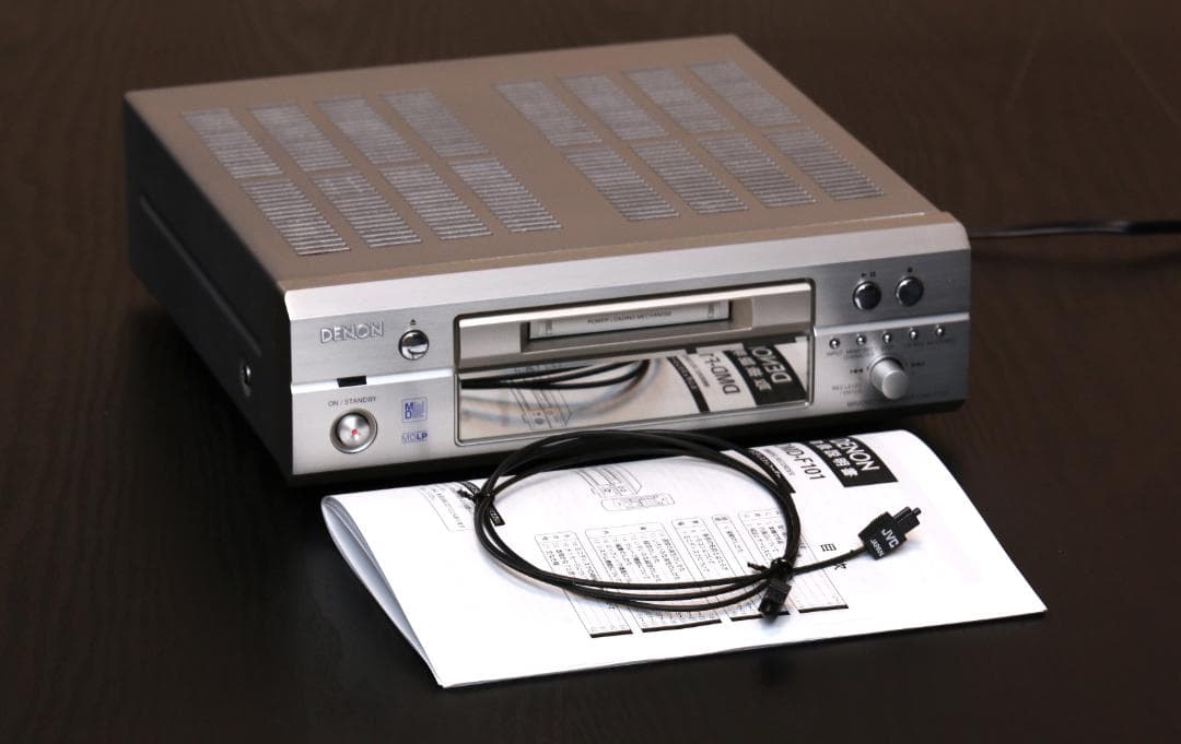 DENON DMD-F101 MDデッキ　MDプレイヤー/レコーダー　 完動品