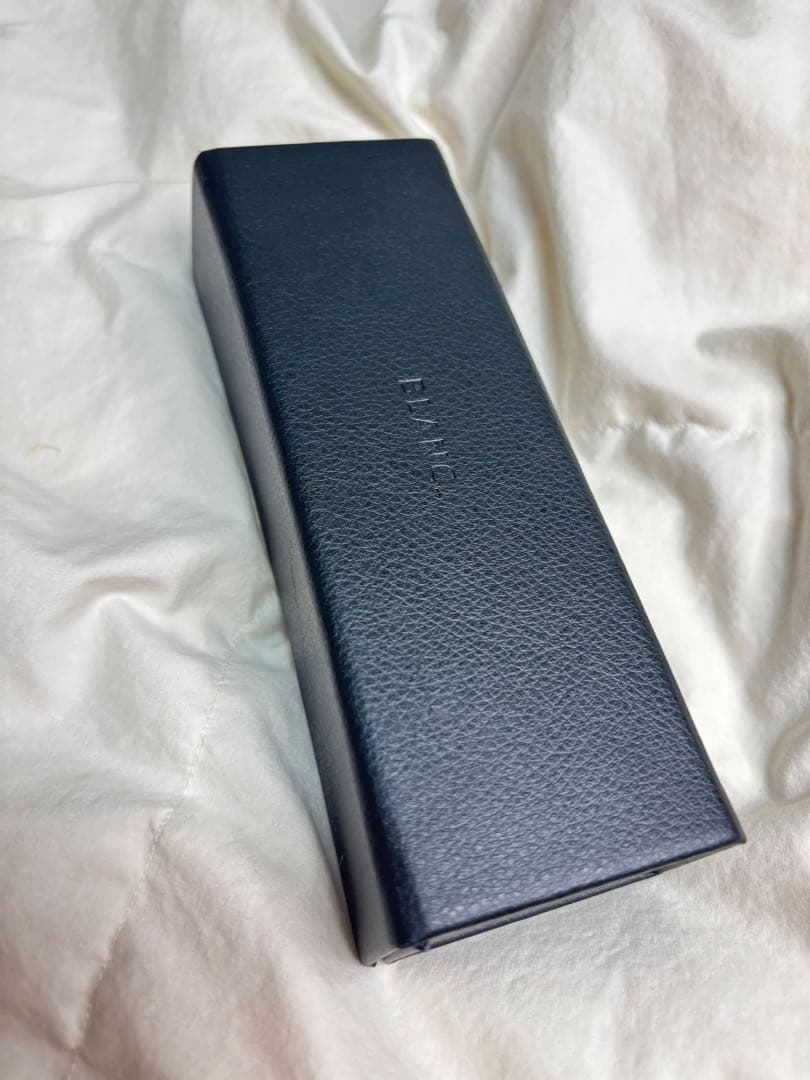 美品✨ブラン度入りメガネ BM011 黒日本製 ユニセックス ケース付き送料込み