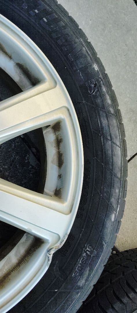 ジャンク 15インチ 夏タイヤ・ホイールセット