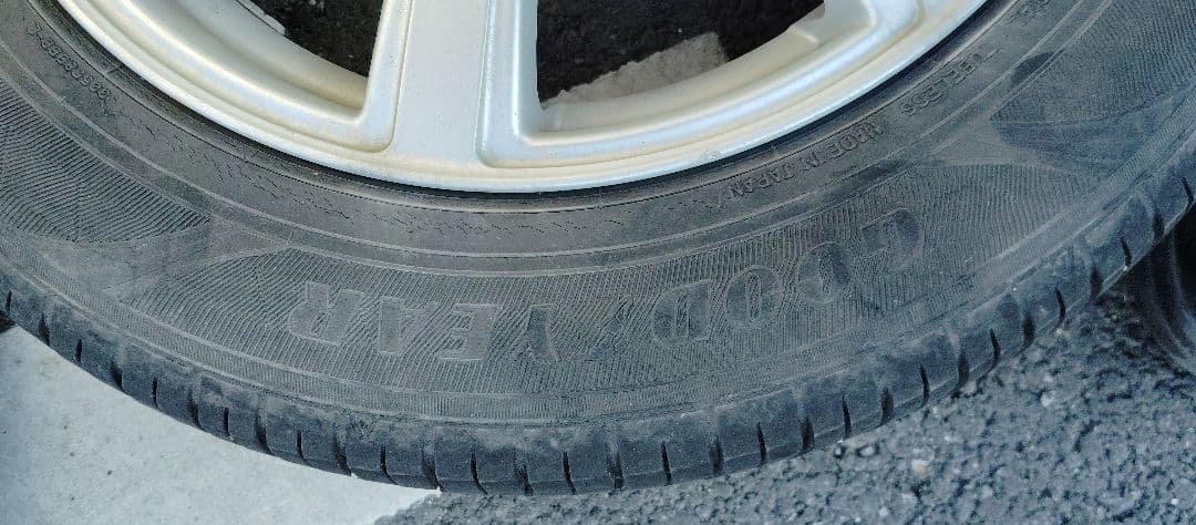 ジャンク 15インチ 夏タイヤ・ホイールセット