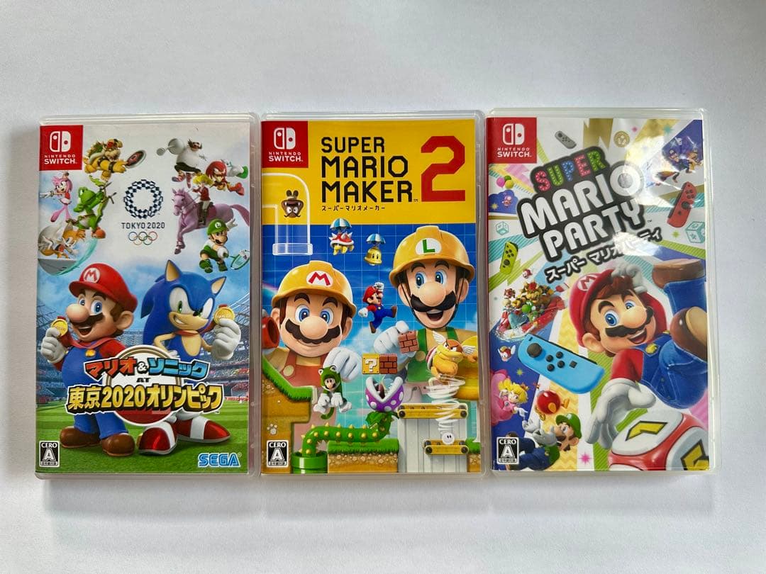 Nintendo Switch ゲームソフトマリオシリーズ 3本セット