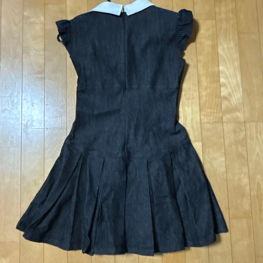 Randy ランディ アシンメトリーバックルデニムワンピース　M