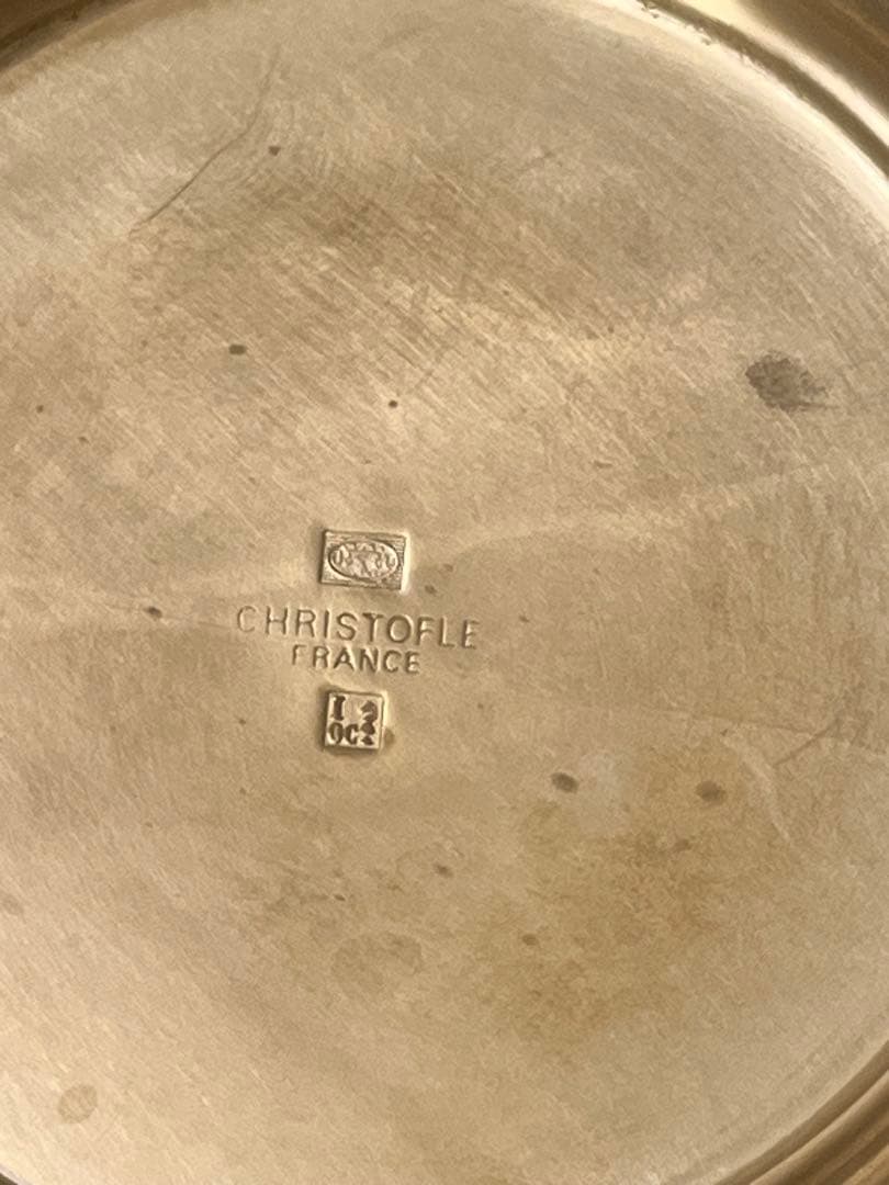 クリストフルアイスペール　美品 トング付き