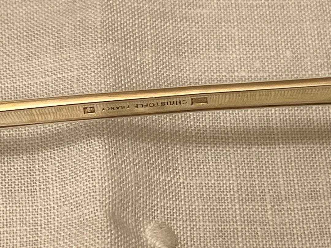 クリストフルアイスペール　美品 トング付き