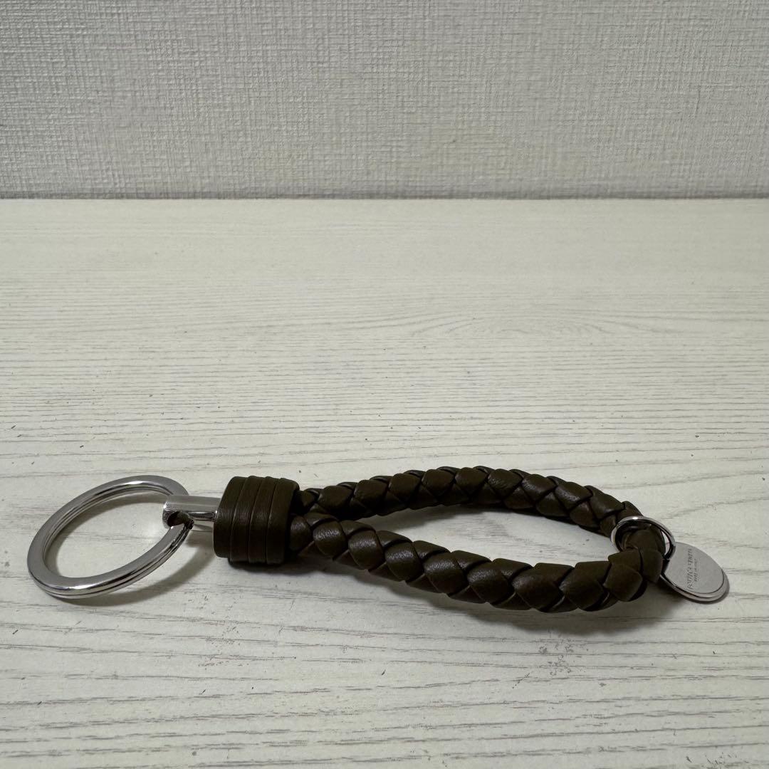 【新品】BOTTEGA VENETA　ボッテガヴェネタ　キーリング　カーキ