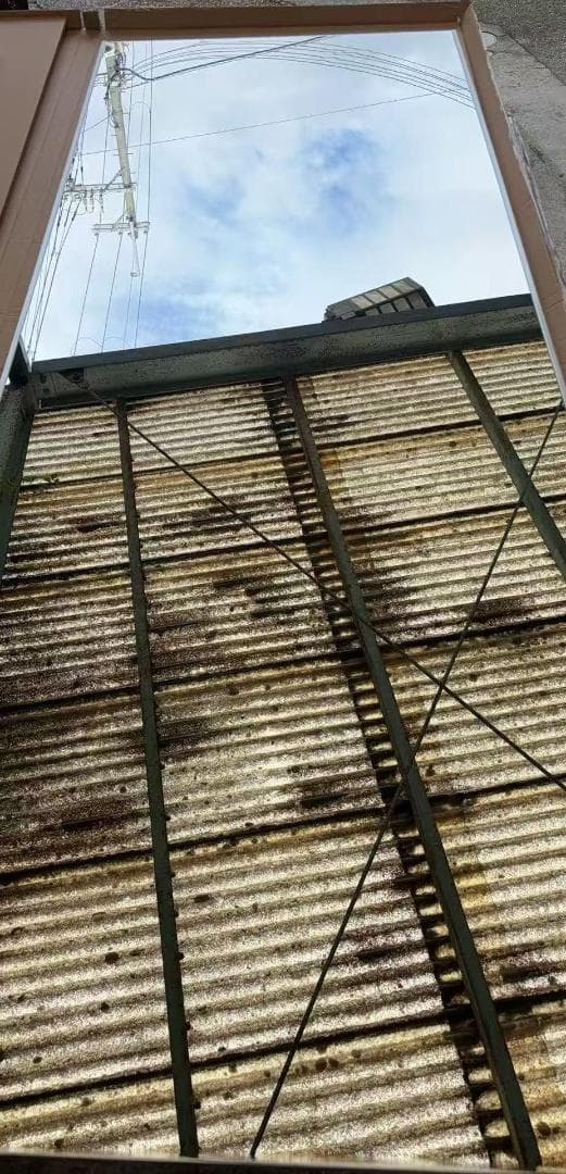 【中古】ダンスミラー 割れない鏡 幅60x160cm 姿見 銀色 13番