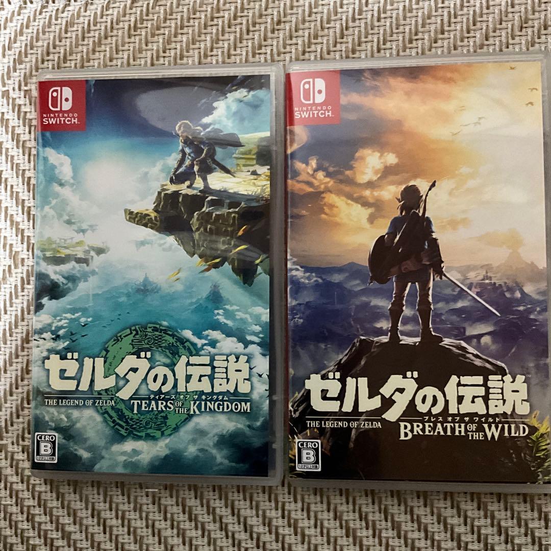ゼルダの伝説セット ティアーズ オブ ザ キングダムとブレスオブザワイルド