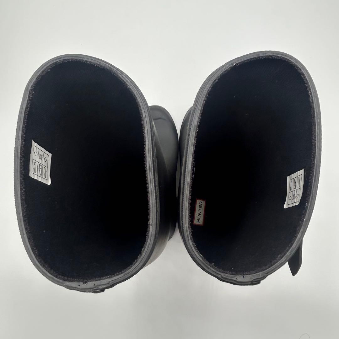 HUNTER ハンター レインロングブーツ ブラック 長靴 24cm 箱付き