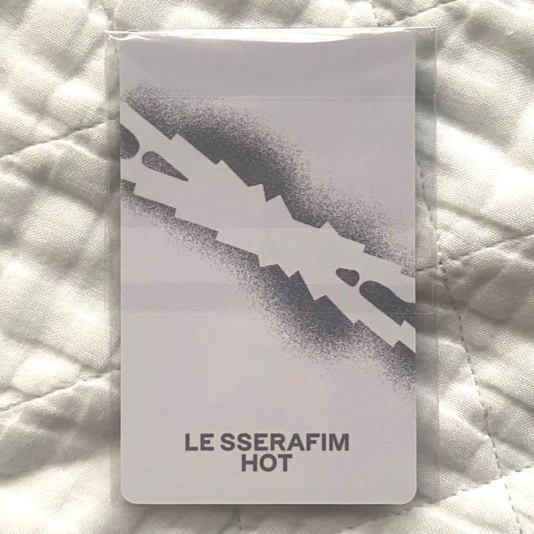 LE SSERAFIM ウンチェ hot 直筆サイン ラキドロ トレカ ②