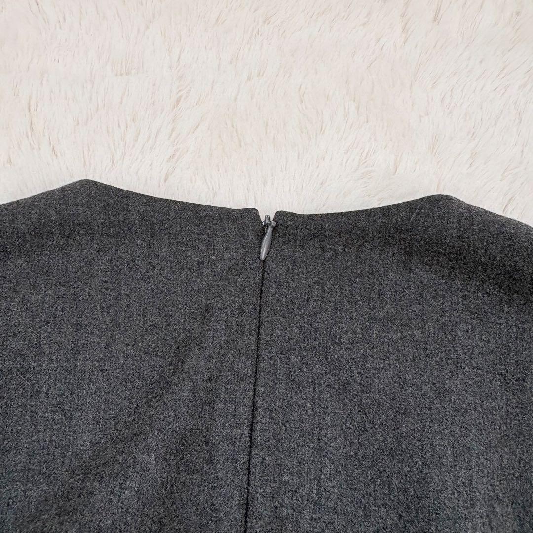 美品✨エンフォルド　ENFOLD アシンメトリーウールブラウス　シャツ　日本製