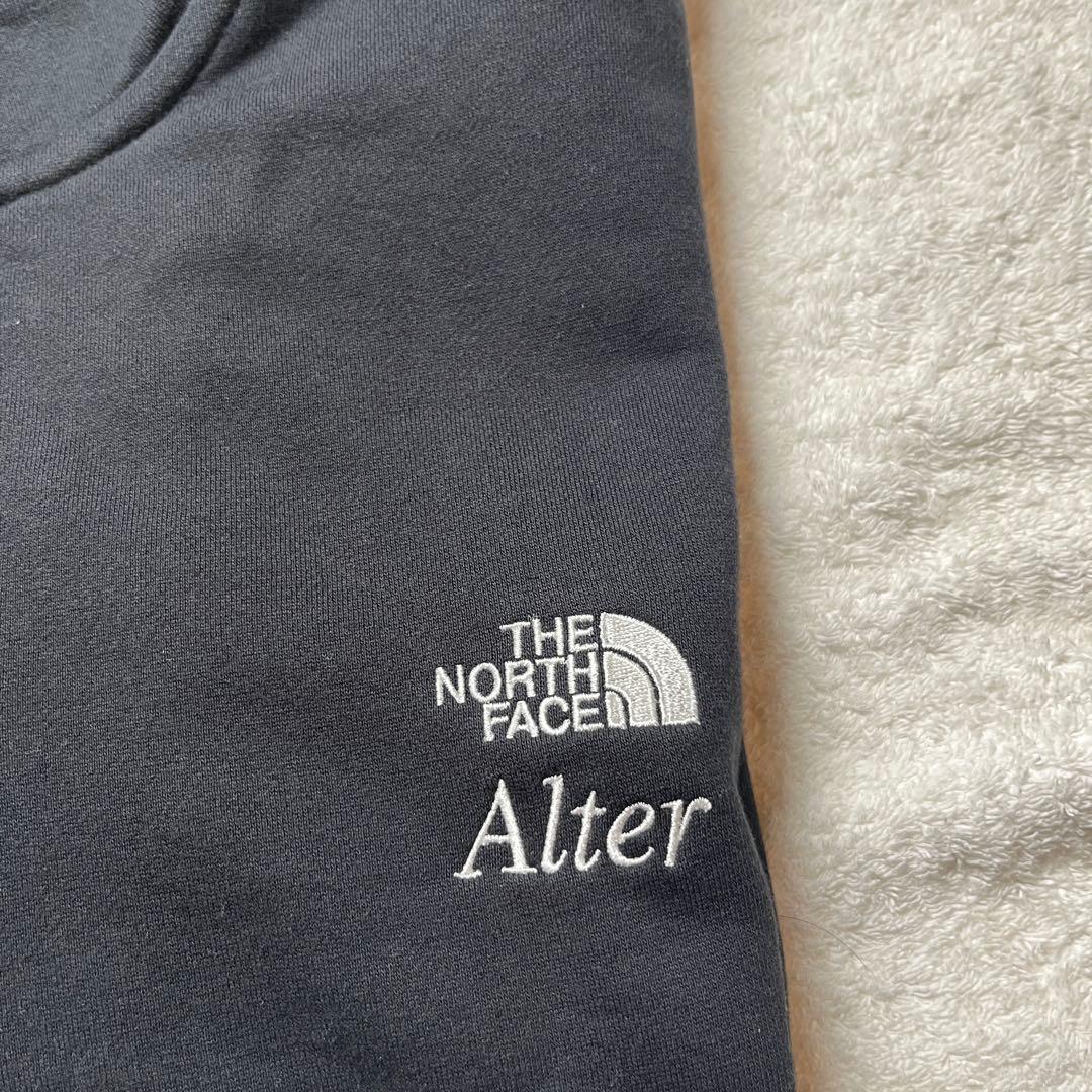 新品 ノースフェイス オルター 限定 ハーフジップ スウェット ブラック XL