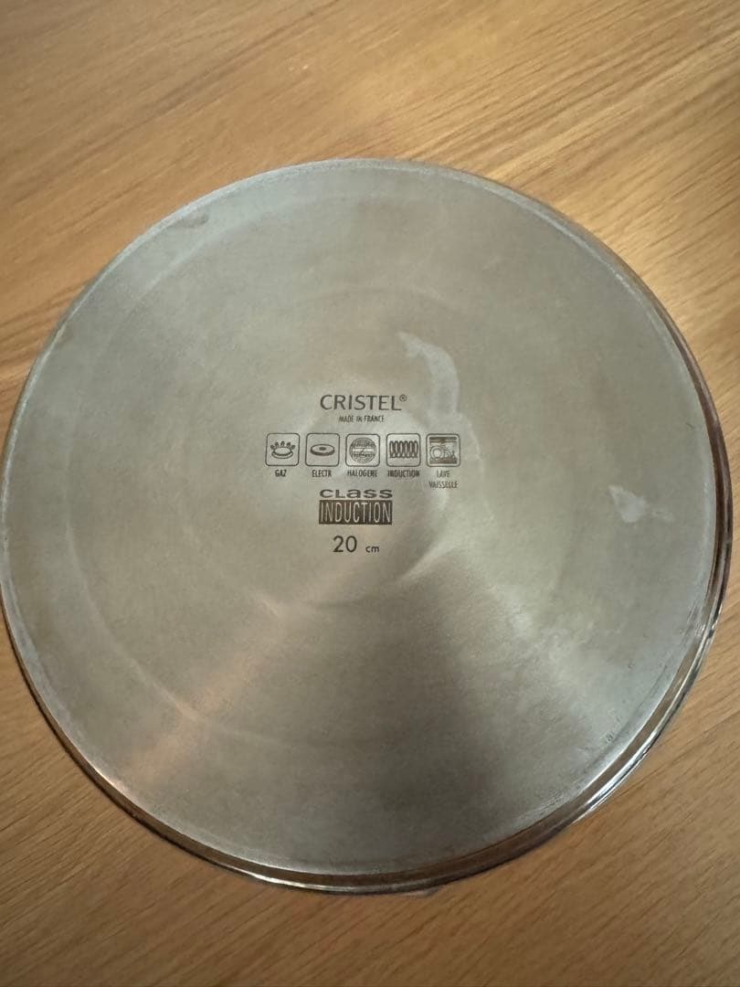 CRISTELクリステル両手鍋3点セット　(16,18,20cm)ステンレス製