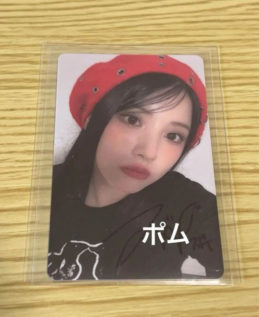 nmixx ジウ musickorea ラキドロ サイン 直筆