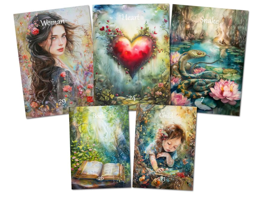 【正規品ルノルマンカード】美麗デッキ✨海外インディーズ✨自然の静寂と神秘のカード