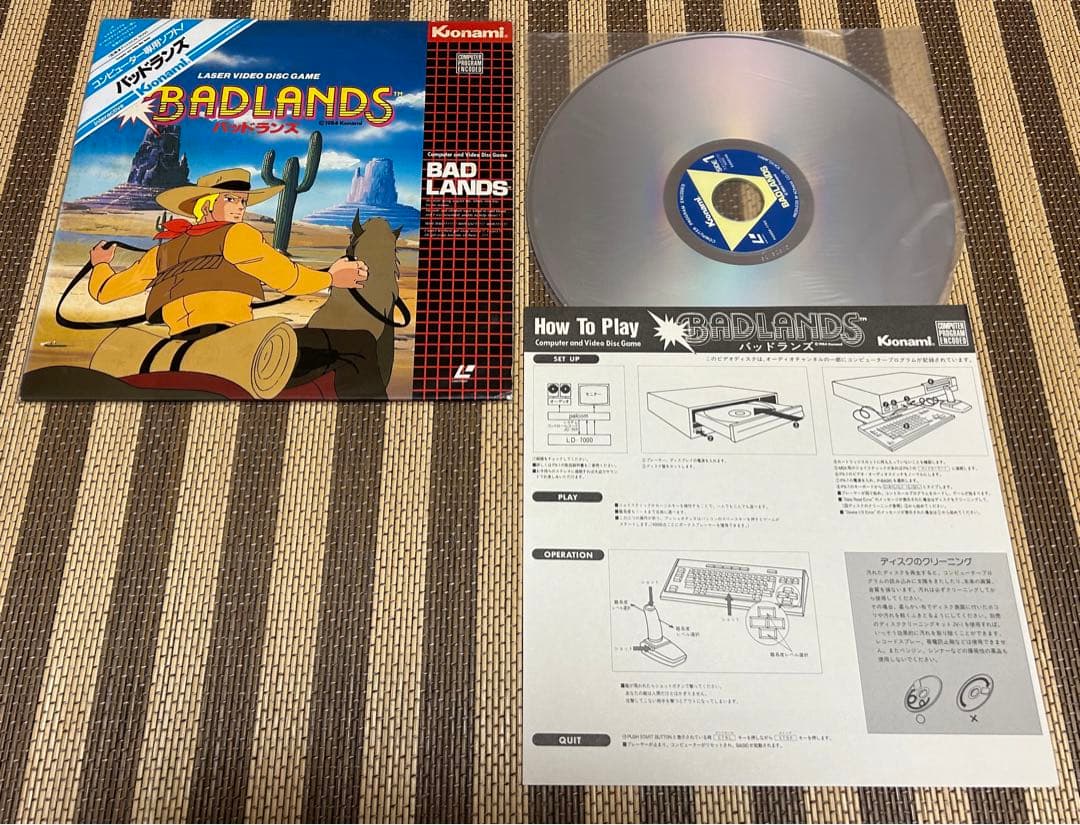 ☆バッドランズ☆コンピューター専用ソフト！☆レーザーディスク☆激レア！☆
