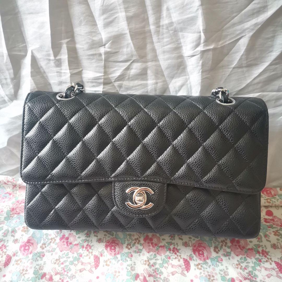 ブラック キルティング ショルダーバッグ