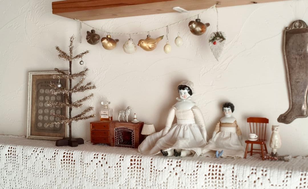 【parisさま】vintage tree ❀ 燻ゴールドの ツリー 28 cm